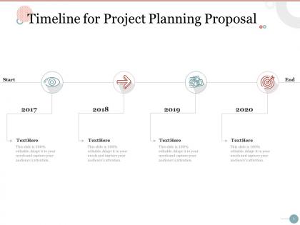 Timeline for project planning proposal ppt powerpoint presentation visual aids professional