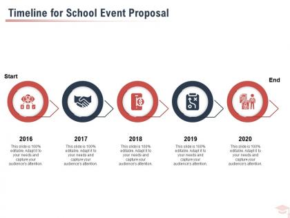 Timeline for school event proposal ppt powerpoint presentation styles portrait
