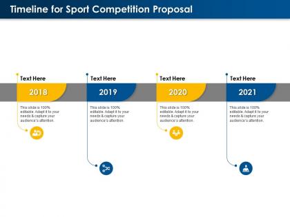 Timeline for sport competition proposal ppt powerpoint presentation summary pictures
