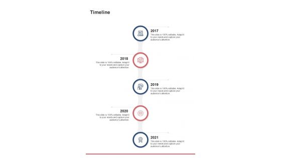 Timeline Human Resource Outsourcing Services Proposal One Pager Sample Example Document