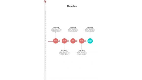 Timeline Interior Design Project Proposal One Pager Sample Example Document