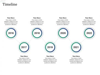 Timeline investment pitch raise funds financial market ppt background
