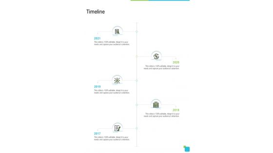 Timeline Lawn And Landscape Services Proposal One Pager Sample Example Document