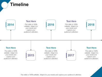 Timeline liner process ppt professional graphics example
