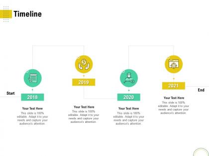 Timeline optimizing infrastructure using modern techniques ppt background