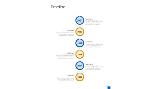 Timeline Plumbing Fixture Installation Proposal One Pager Sample Example Document