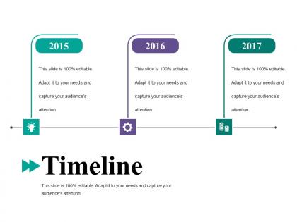 Three Step Timeline Slide Team Three Step Timeline Slide Team