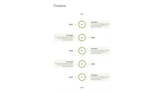 Timeline Process Change Proposal One Pager Sample Example Document