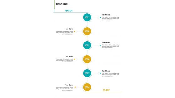 Timeline Request For Proposal Event Planning One Pager Sample Example Document