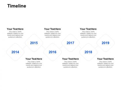 Timeline roadmap years d282 ppt powerpoint presentation ideas display