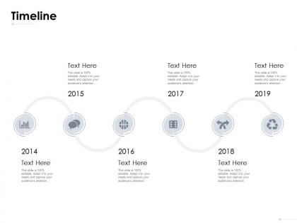 Timeline six years d75 ppt powerpoint presentation infographics example file