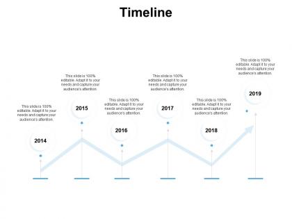 Timeline six years roadmap ppt powerpoint presentation pictures graphics