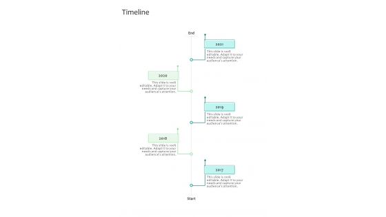 Timeline Solar Rooftop Project Proposal One Pager Sample Example Document