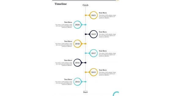 Timeline Special Inspection Proposal One Pager Sample Example Document