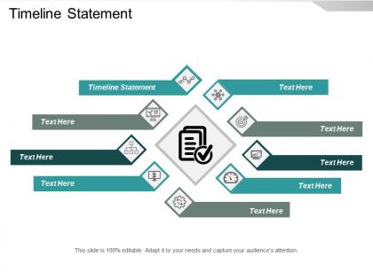 Timeline statement ppt powerpoint presentation icon smartart cpb