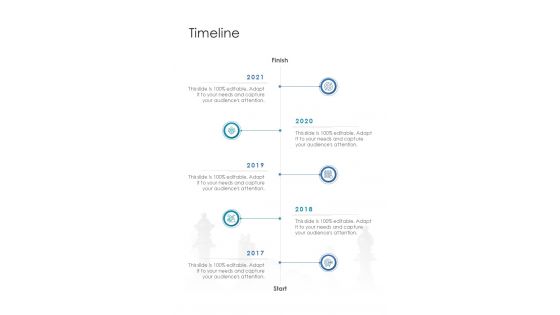 Timeline Strategic HRM Outsourcing Proposal One Pager Sample Example Document
