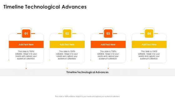 Timeline Technological Advances In Powerpoint And Google Slides Cpb