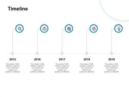 Timeline technology years roadmap ppt powerpoint presentation gallery outfit