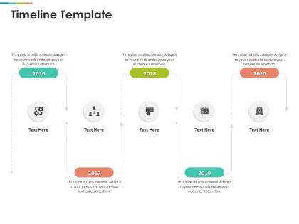 Timeline template r418 ppt powerpoint presentation summary graphic images