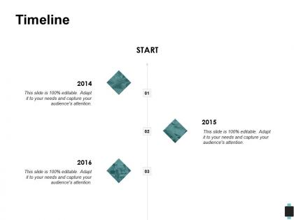 Timeline three year process c210 ppt powerpoint presentation outline background image