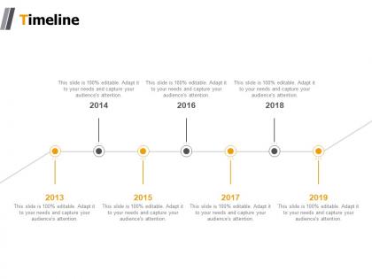 Timeline years and time period k24 ppt powerpoint presentation show vector