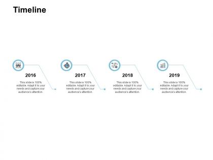 Timeline years roadmap k389 powerpoint presentation infographic display