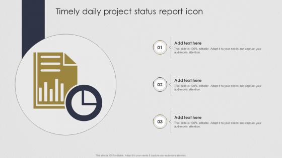 Timely Daily Project Status Report Icon