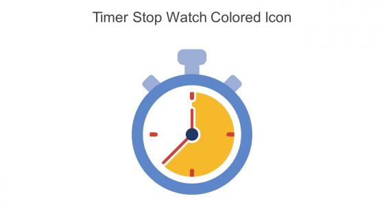 Timer Stop Watch Colored Icon In Powerpoint Pptx Png And Editable Eps Format