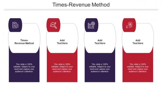 Times Revenue Method Ppt Powerpoint Presentation Infographic Deck Cpb