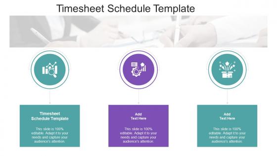 Timesheet Schedule Template In Powerpoint And Google Slides Cpb