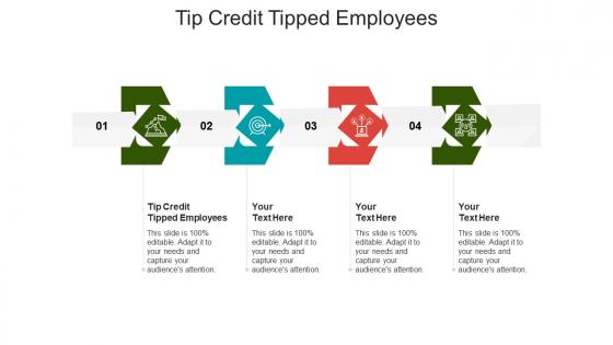 Tip credit tipped employees ppt powerpoint presentation infographics mockup cpb
