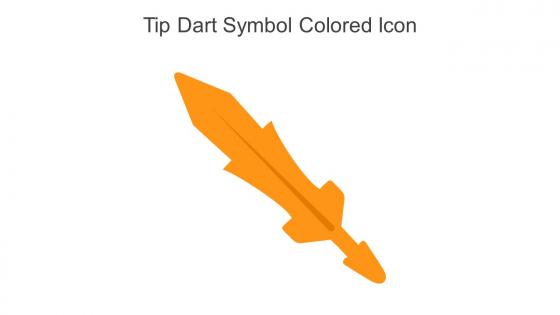 Tip Dart Symbol Colored Icon In Powerpoint Pptx Png And Editable Eps Format