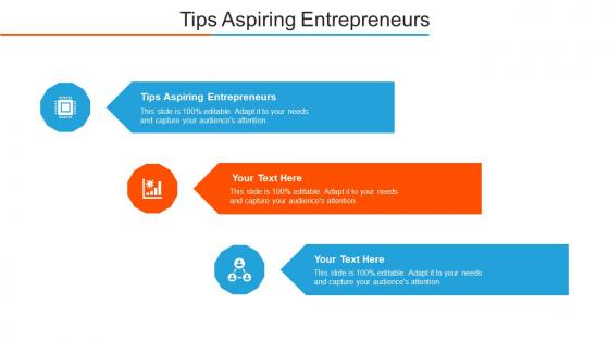 Tips Aspiring Entrepreneurs Ppt Powerpoint Presentation Rules Cpb