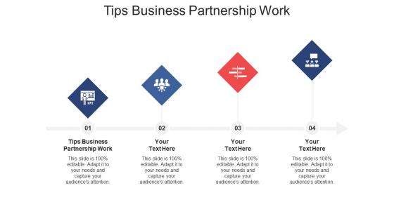 Tips business partnership work cpb ppt powerpoint presentation layouts background image cpb