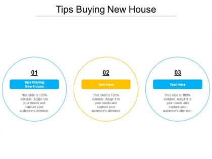 Tips buying new house ppt powerpoint presentation professional outline cpb