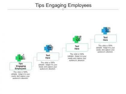 Tips engaging employees ppt powerpoint presentation infographics visual aids cpb