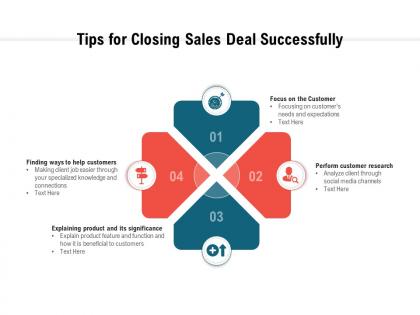Tips for closing sales deal successfully
