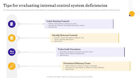 Tips For Evaluating Internal Control System Deficiencies