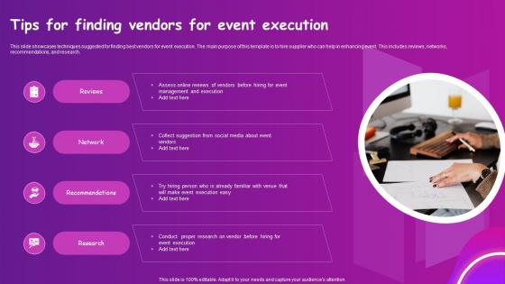 Tips For Finding Vendors For Event Execution