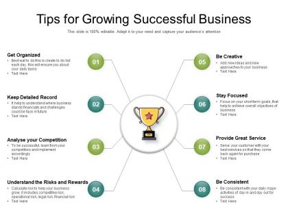 Tips for growing successful business