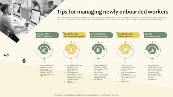 Tips For Managing Newly Onboarded Workers