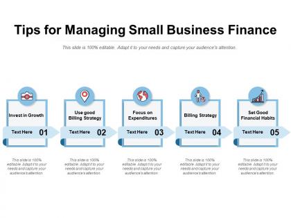 Tips for managing small business finance