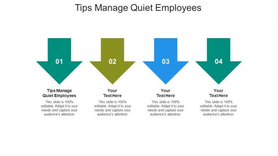 Tips manage quiet employees ppt powerpoint presentation pictures microsoft cpb