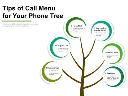 Tips of call menu for your phone tree