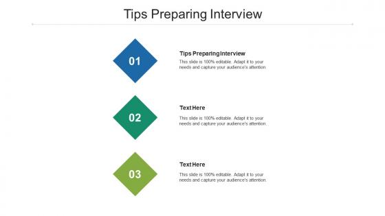 Tips preparing interview ppt powerpoint presentation professional format ideas cpb