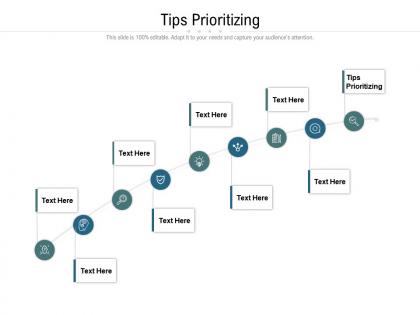 Tips prioritizing ppt powerpoint presentation layouts infographic template cpb