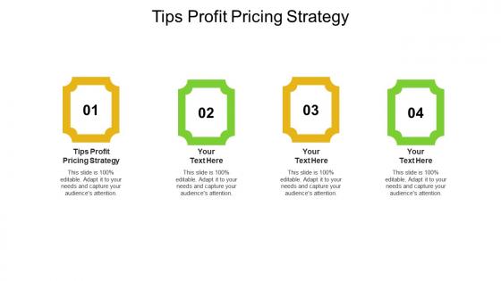 Tips profit pricing strategy ppt powerpoint presentation professional graphics example cpb