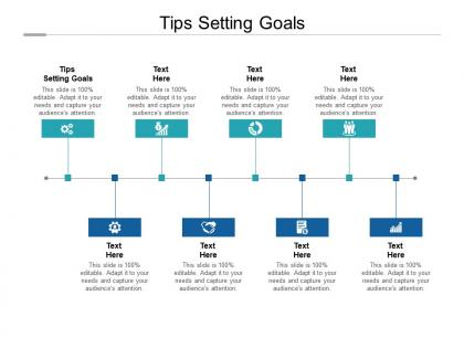 Tips setting goals ppt powerpoint presentation professional portfolio cpb