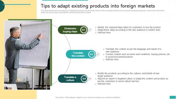 Tips To Adapt Existing Products Into Foreign Markets Global Market Expansion For Product