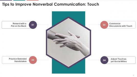 Tips To Communicate Better Through Touch Training Ppt